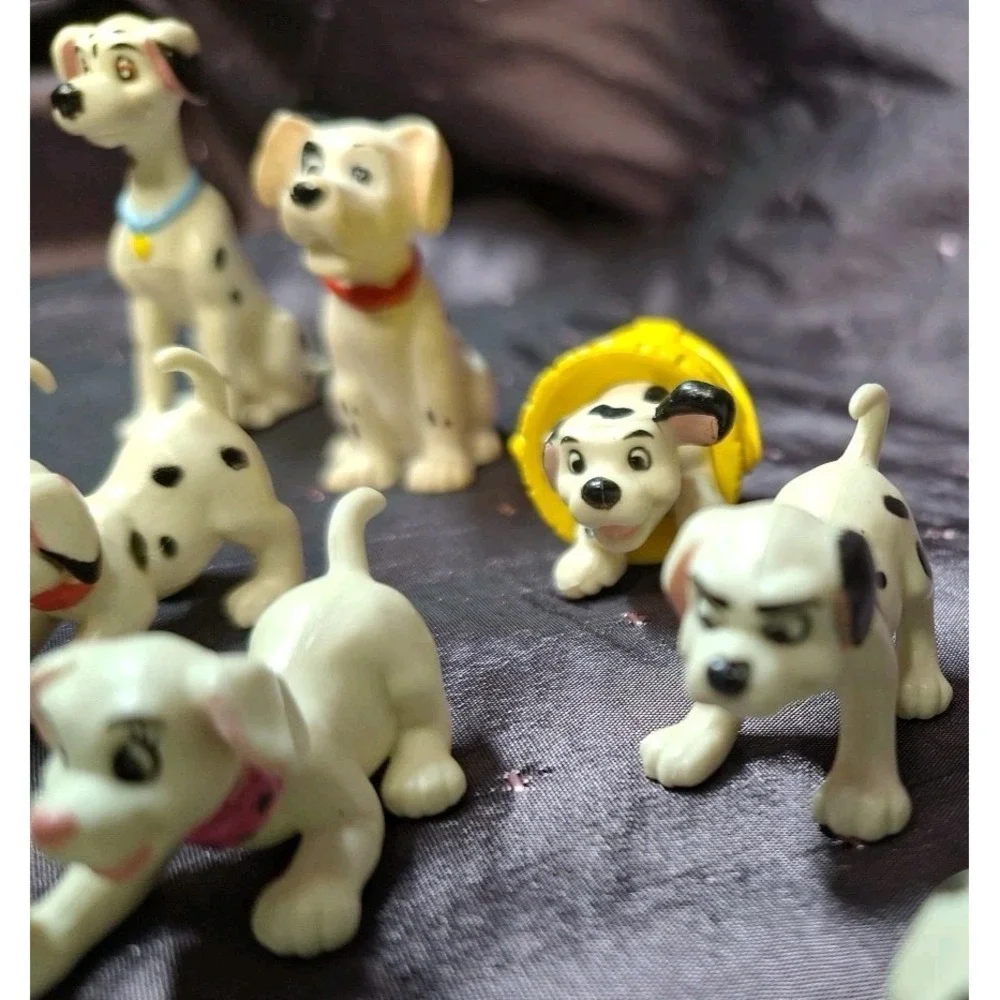 Lot Of 14 Vintage Disney Figure 101 102 Dalmations Puppy 1.5